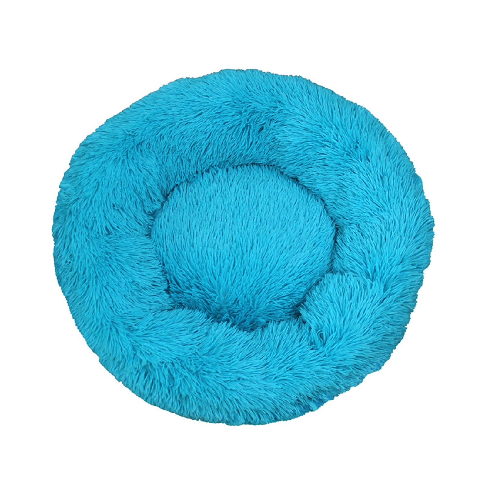 Comfortable and Warm Plush Circular Pet Bed by Safety Material|Cat Dog House