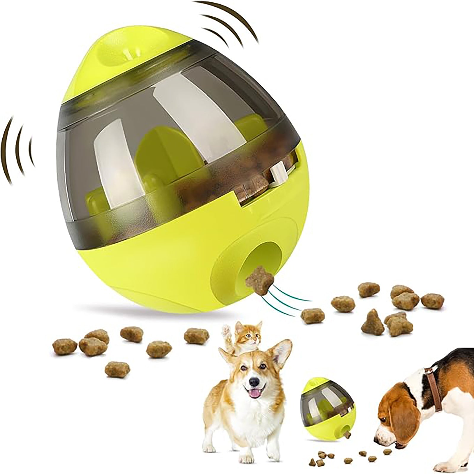 The pet tumbler leaks the eater|Dog feeder|Pet toy|Safety and fun