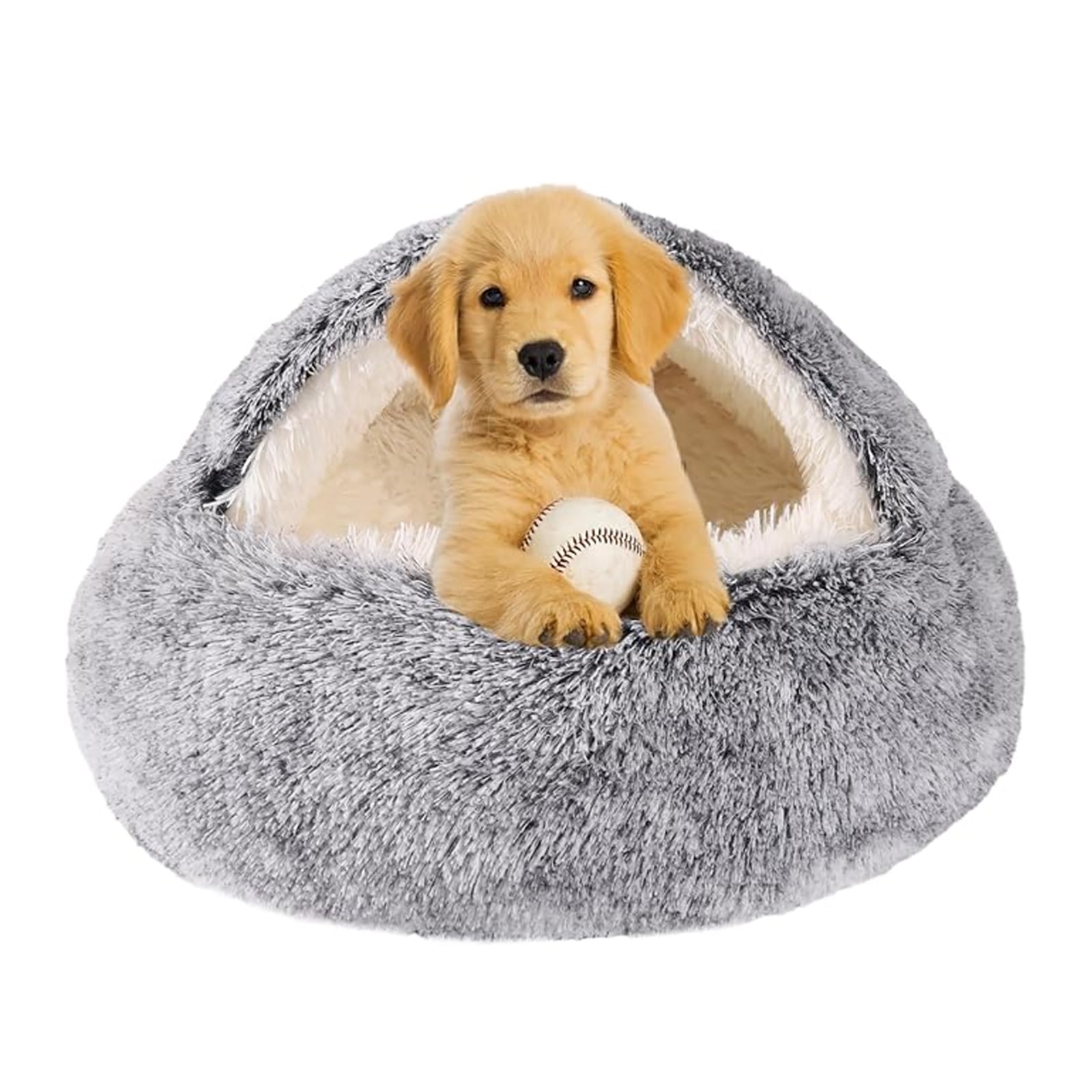 Comfortable and Warm Semi-Enclosed Pet Bed in Shell Shape|Cat and Dog House|Safety Material