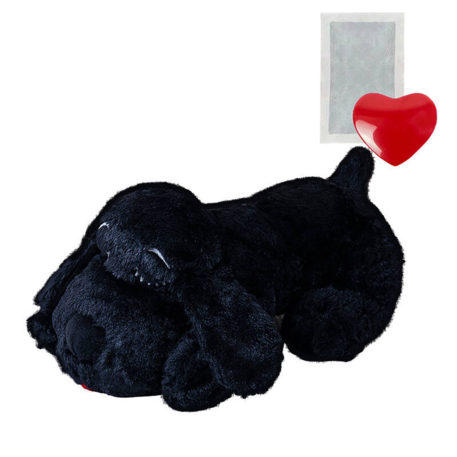 Pet Puppy heartbeat stuffed toy|Easy to use|Automatically heated|Cat and Dog Heart Health