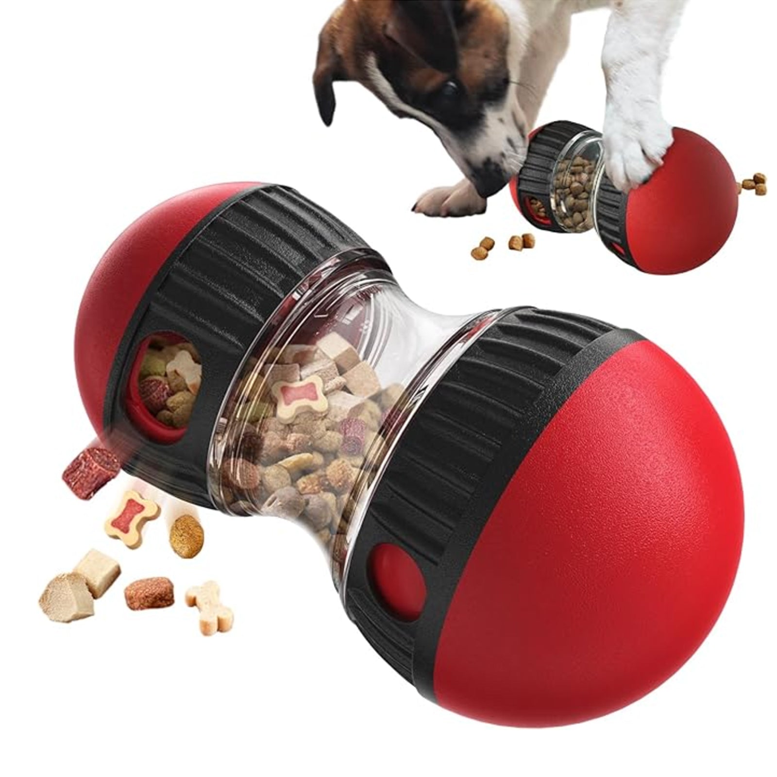 Safety Non-tipping Pet Feeder|Safety Material|Slow Feeding|Dog Toy