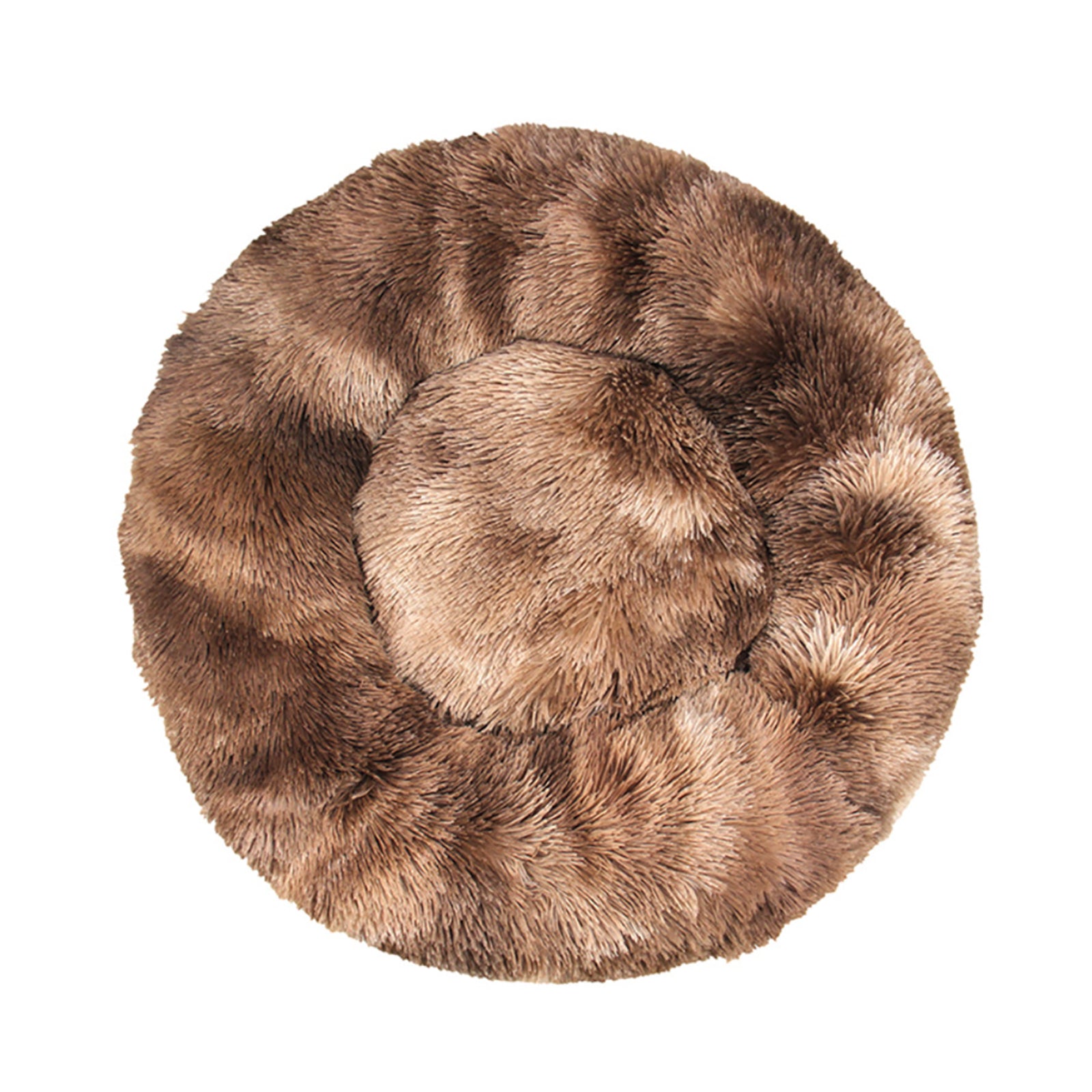 Comfortable and Warm Plush Circular Pet Bed by Safety Material|Cat Dog House