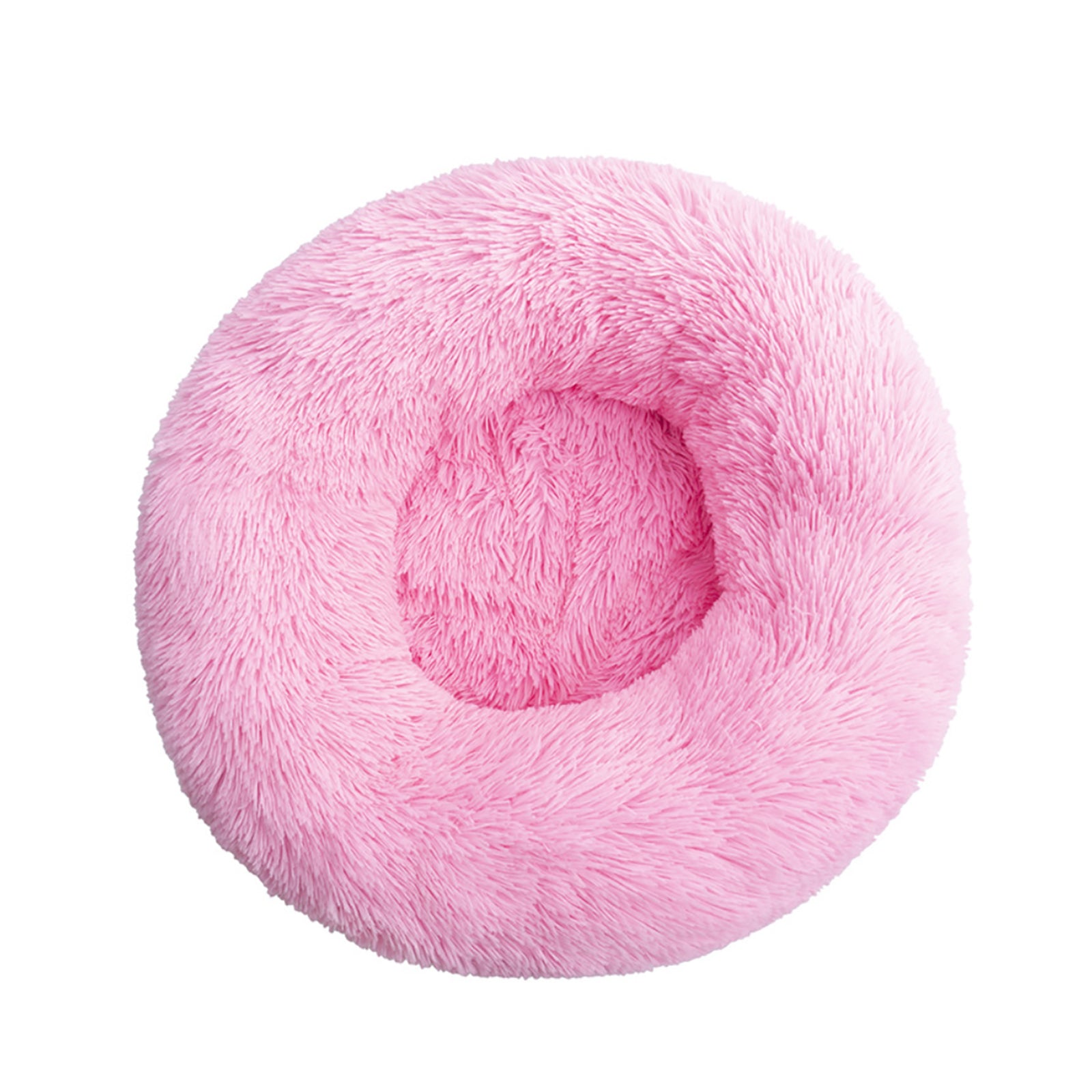 Comfortable and Warm Plush Circular Pet Bed by Safety Material|Cat Dog House