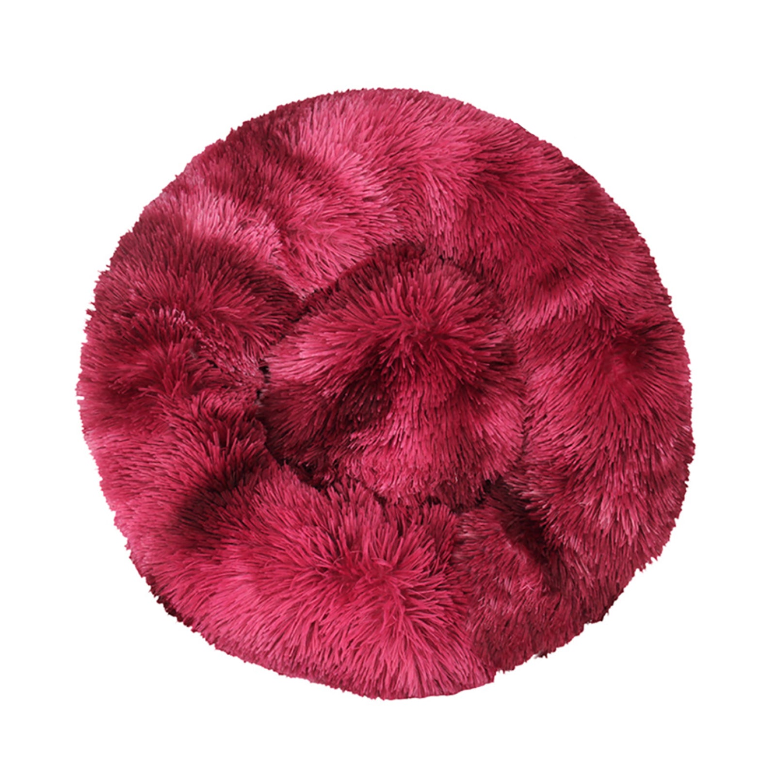 Comfortable and Warm Plush Circular Pet Bed by Safety Material|Cat Dog House