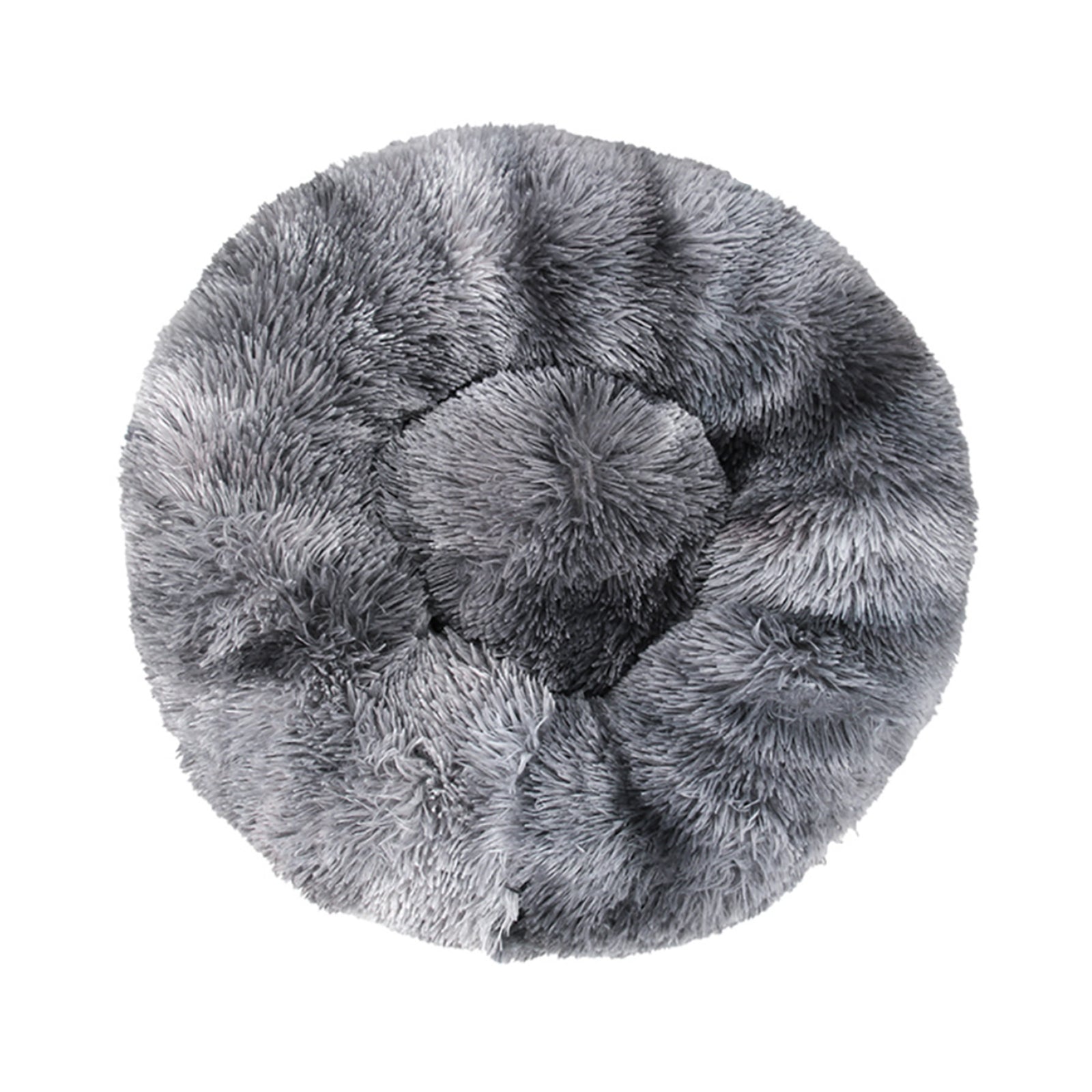 Comfortable and Warm Plush Circular Pet Bed by Safety Material|Cat Dog House