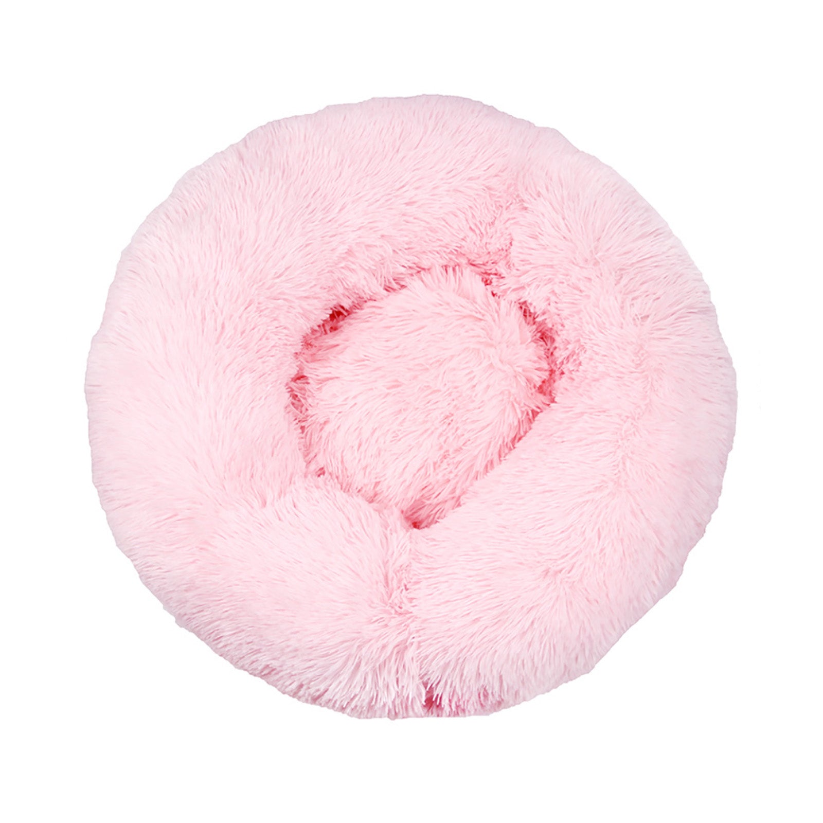 Comfortable and Warm Plush Circular Pet Bed by Safety Material|Cat Dog House